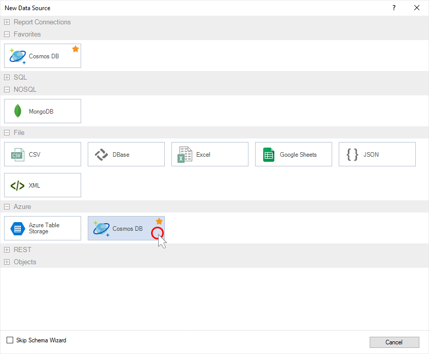 New CosmosDB Data Adapter New CosmosDB Data Adapter