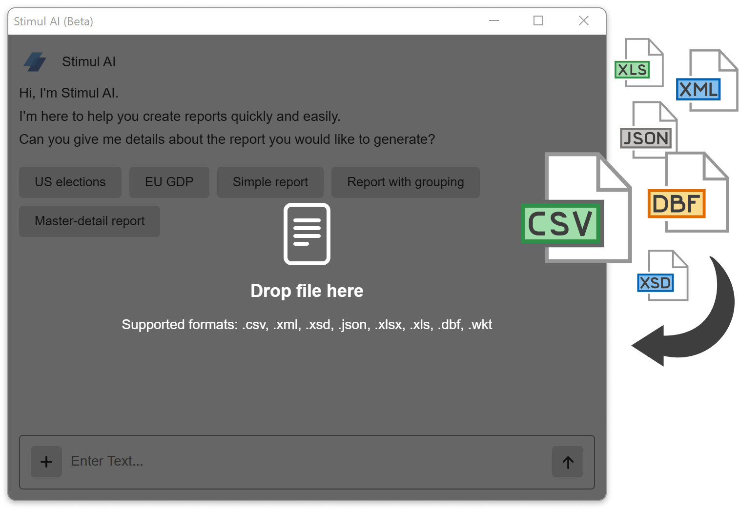 Data files in AI wizard