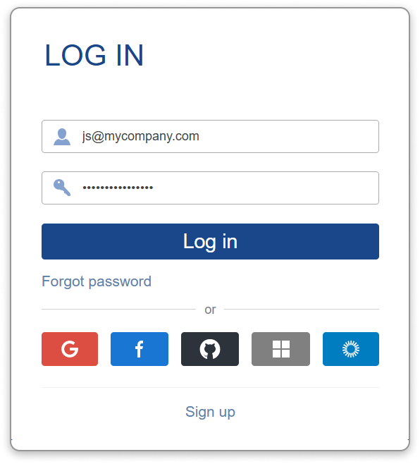 SSO login for Server