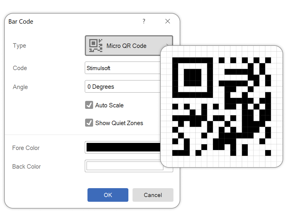 Штрих-код Micro QR Code